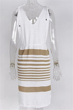Stripe dress RH117